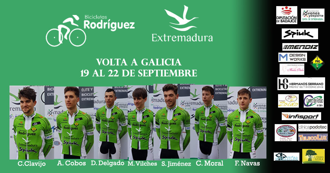 Alineación Galicia Bicicletas Rodríguez-Extremadura