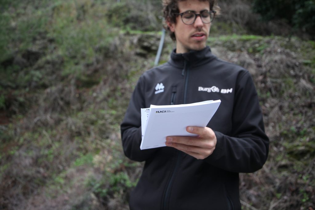 Alexis Gandía training