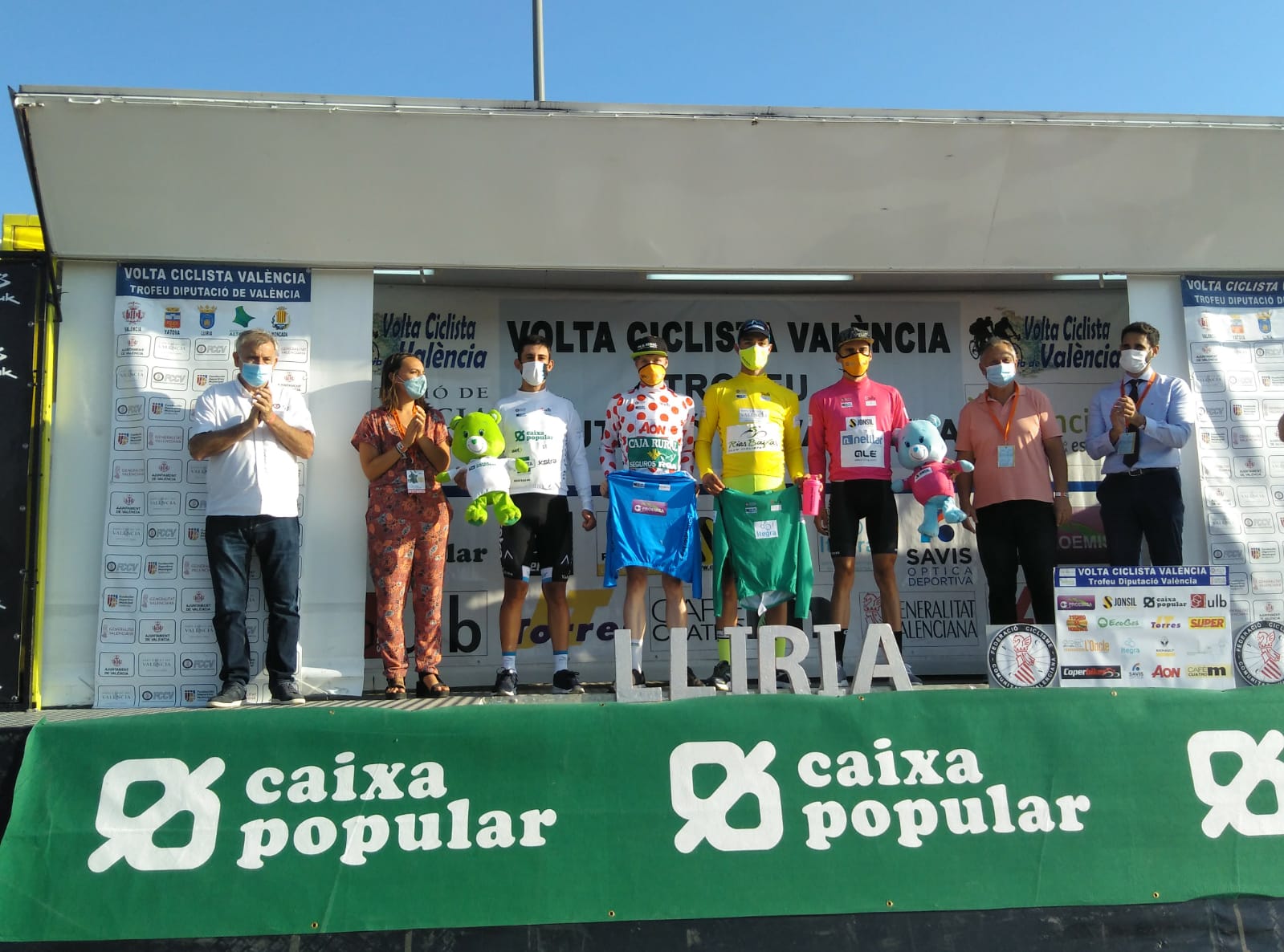 El Pelotón Gonov (Lokosphinx) gana la crono de Lliria y Moreira (Rías Baixas) coge el liderato