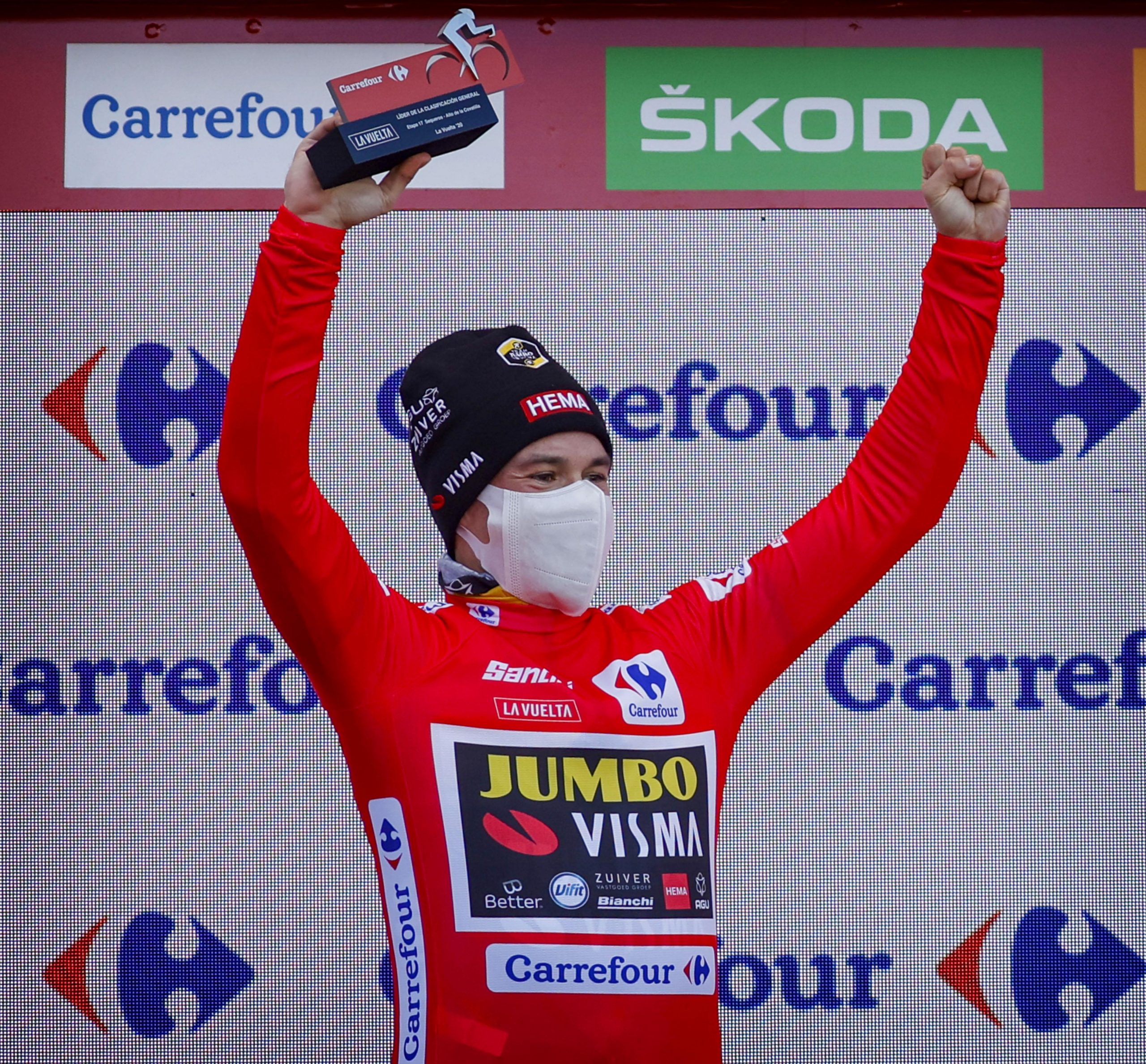 El Pelotón Roglic gana la Vuelta en la Covatilla después de una última etapa al límite de lo absurdo