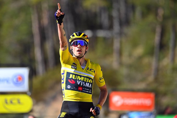 El Pelotón Triplete para Roglič (Jumbo-Visma) en la París-Niza