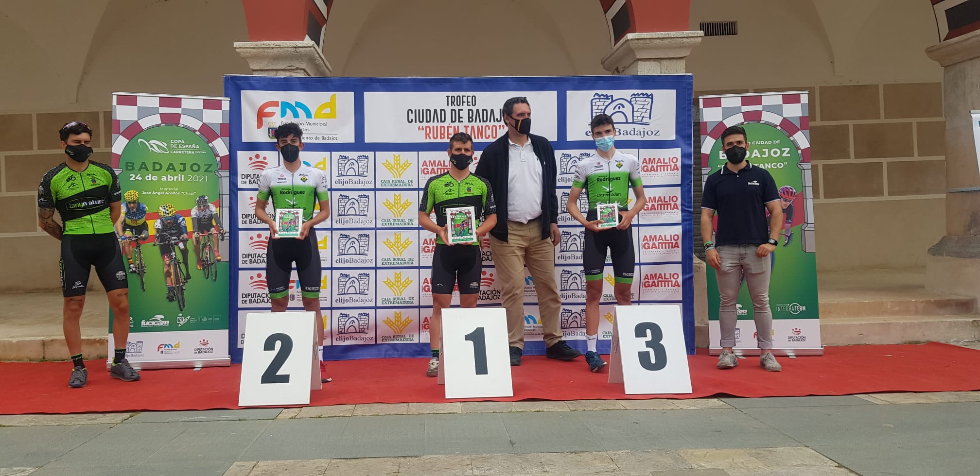Podium Trofeo Ciudad de Badajoz