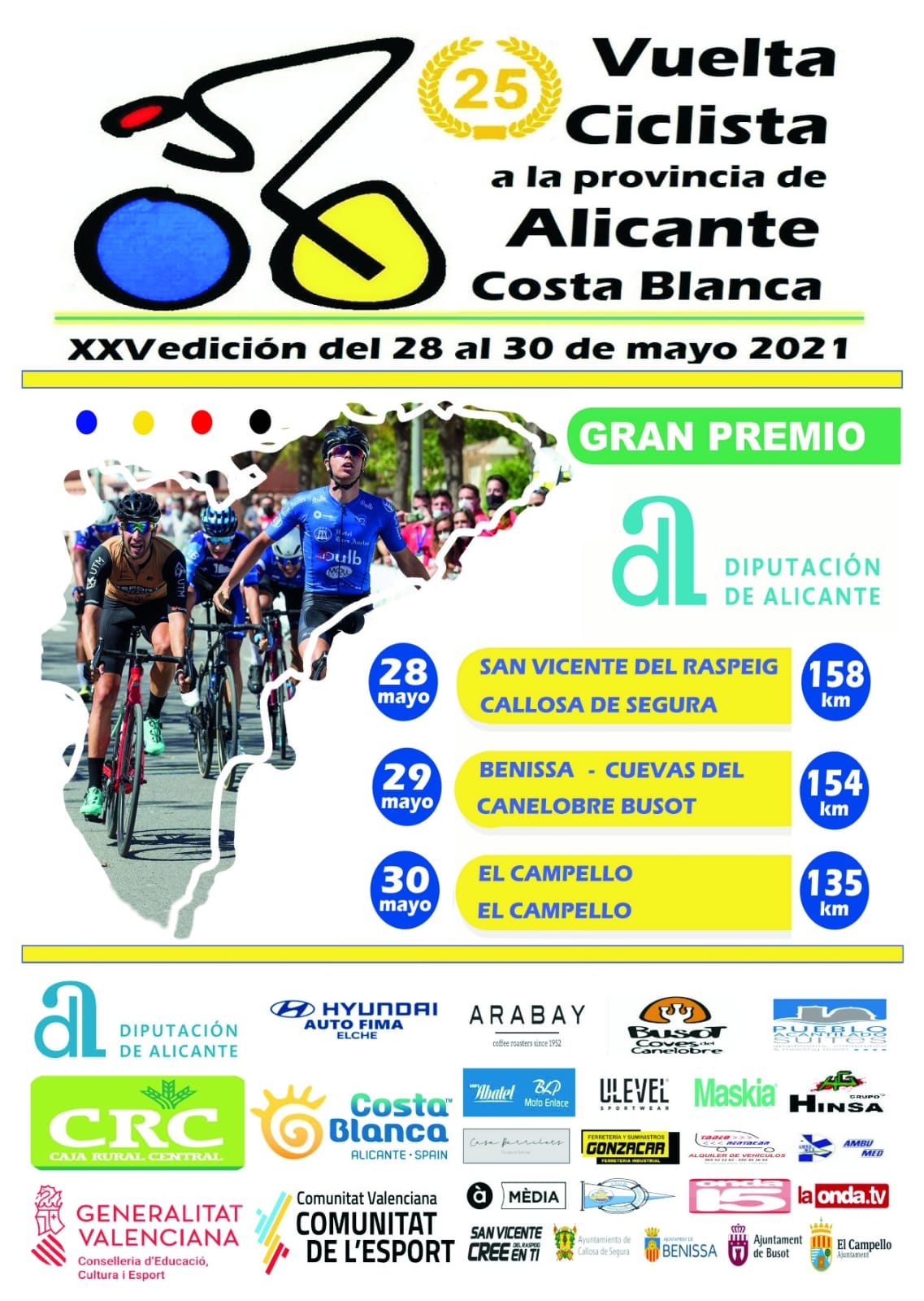Cartel de la Vuelta a Alicante 2021
