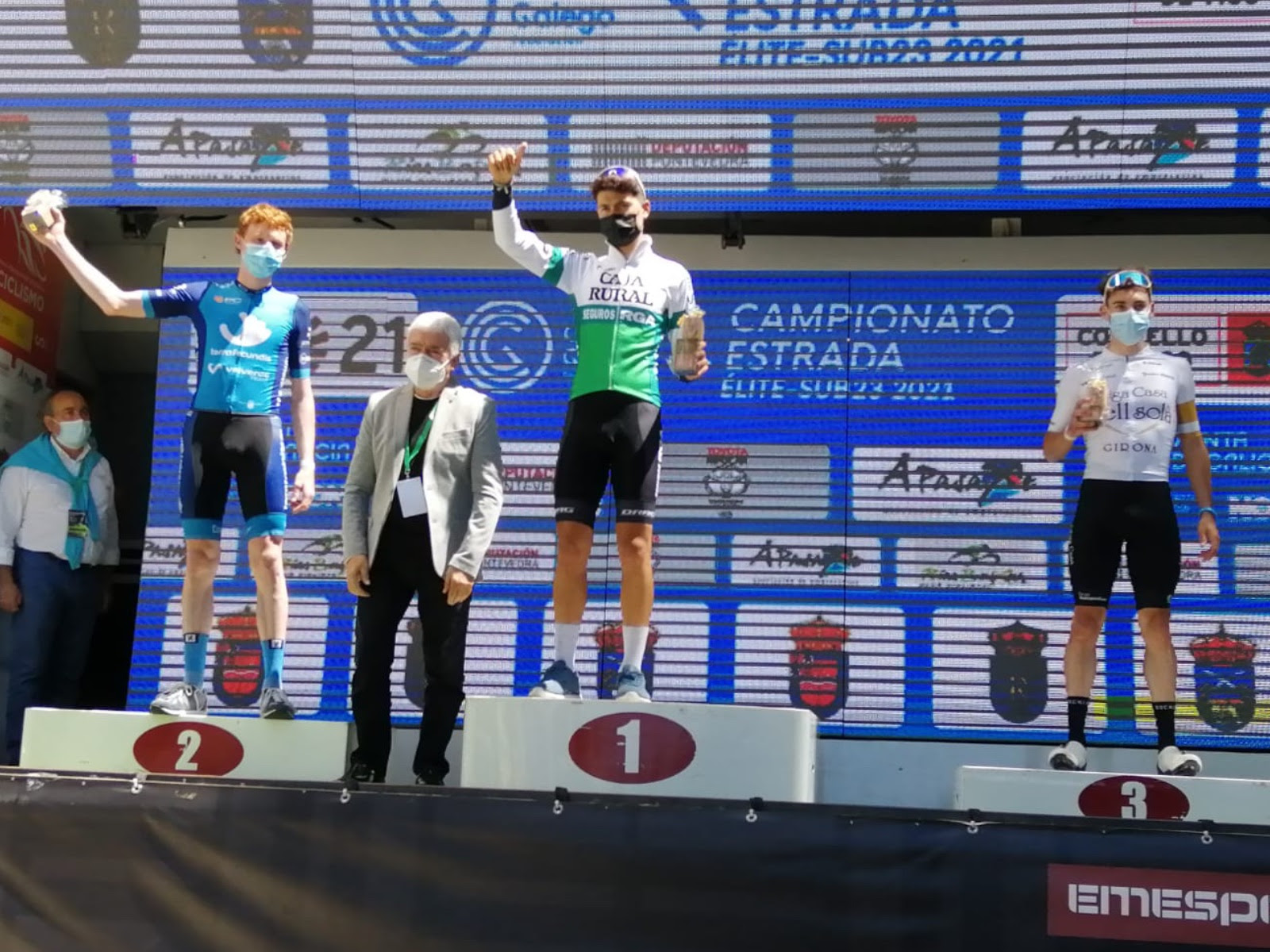 Pódium Campeonato Galicia 2021
