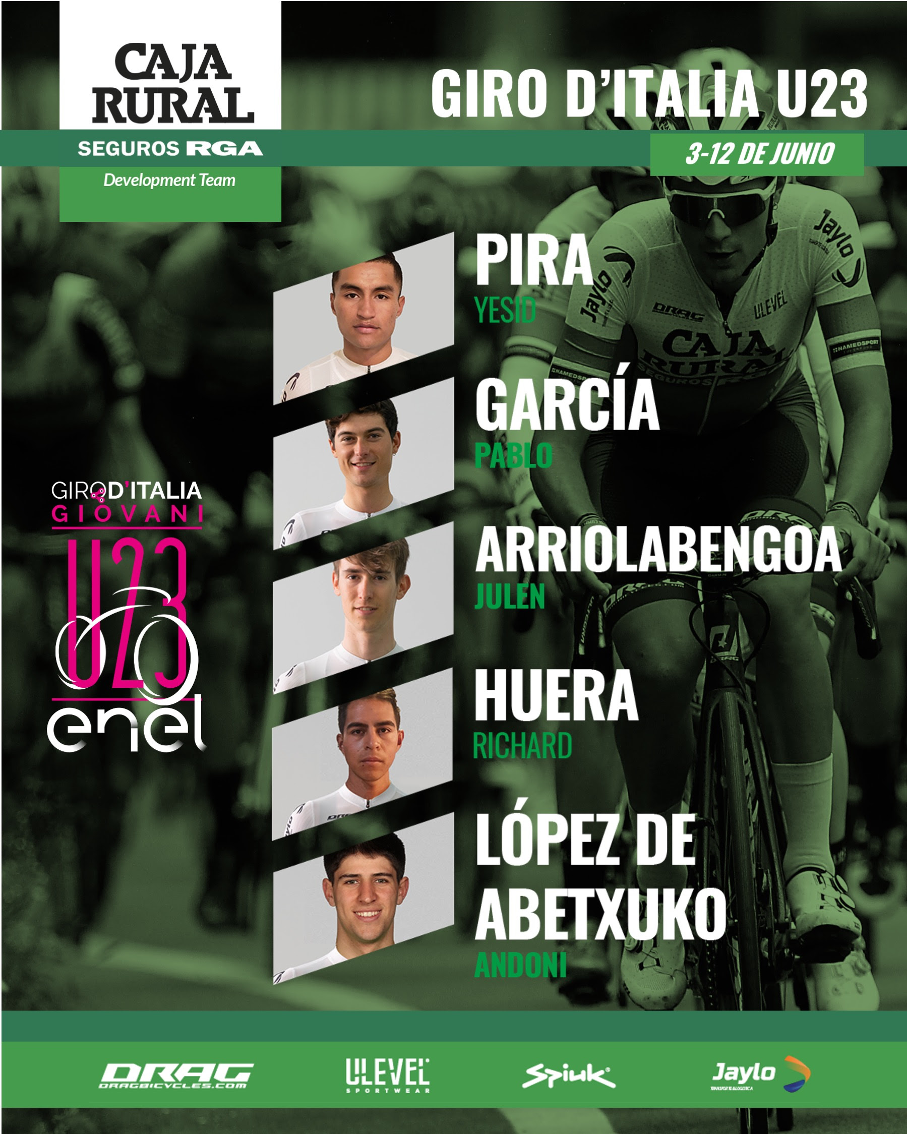 Alineación Caja Rural Giro Italia sub-23