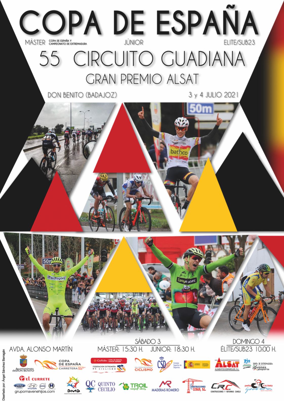 Cartel del 55º Circuito del Guadiana de Don Benito