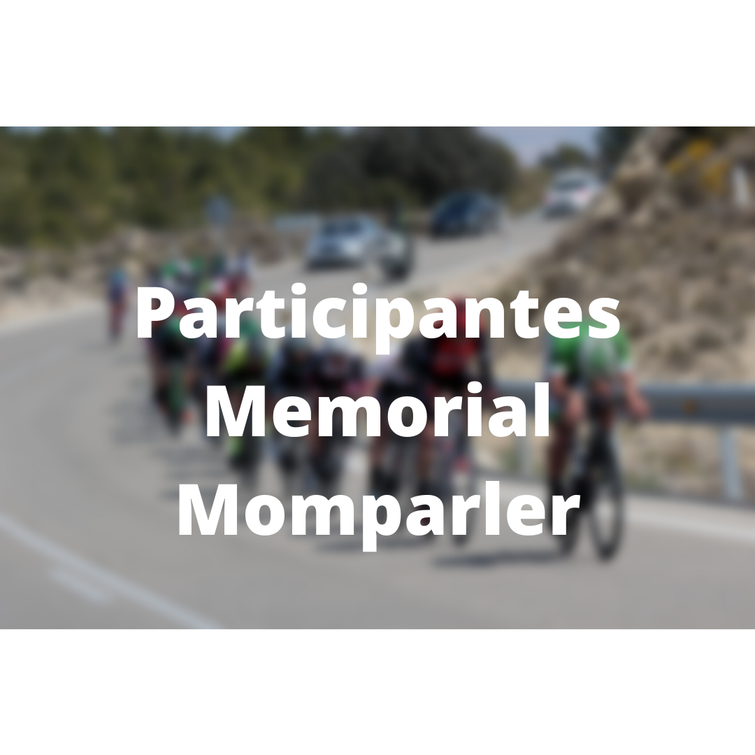 Participantes Memorial Momparler