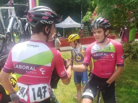 Iribar y Berasategi en Murgia. Foto Ciclismo ElPeloton