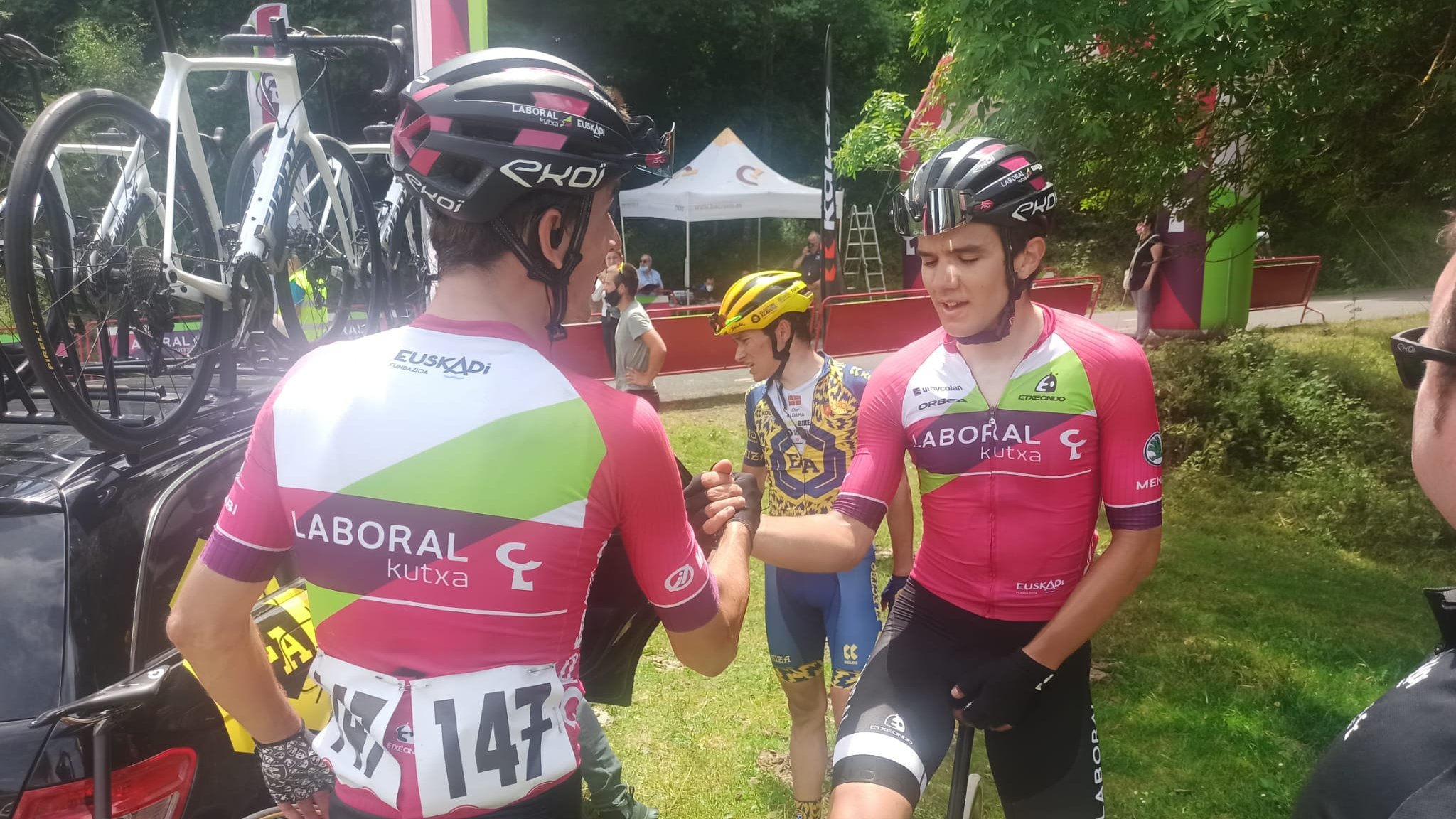 Iribar y Berasategi en Murgia. Foto Ciclismo ElPeloton
