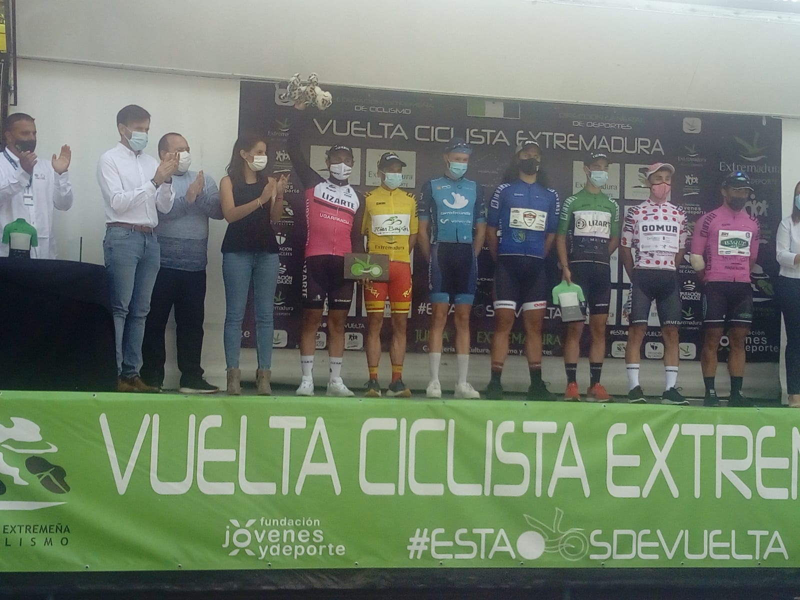 Vuelta Extremadura podium final