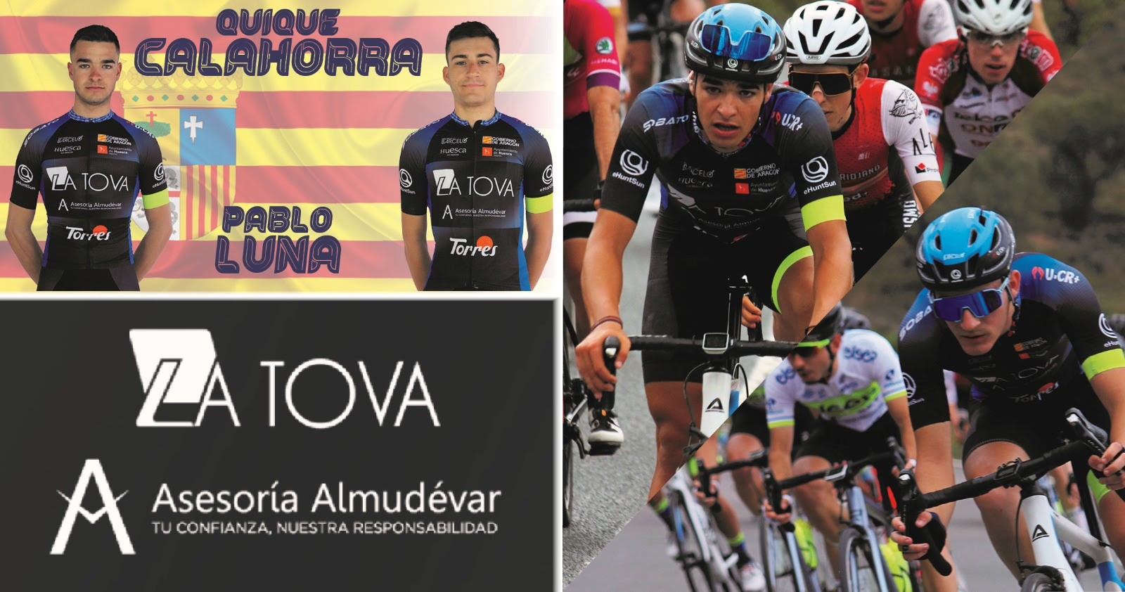 Quique Calahorra Pablo Luna La Tova