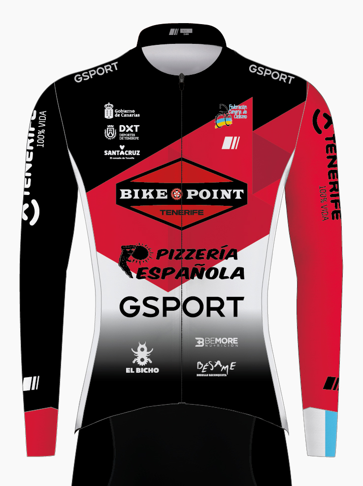 Maillot 2022 Gsport Tenerife BikePoint Pizzería Española