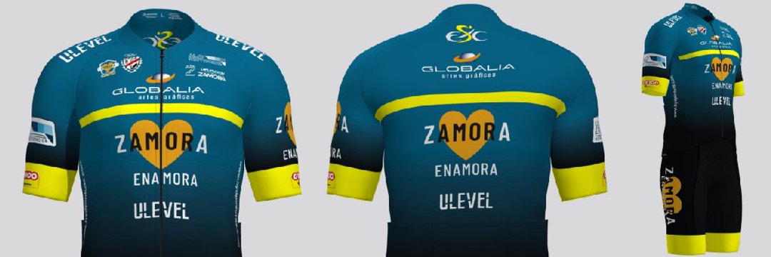 Maillot del equipo Globalia-Zamora Enamora para 2022 