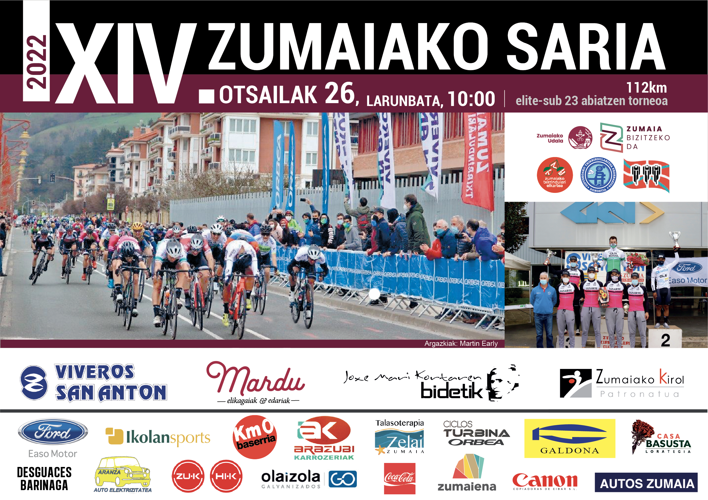 Cartel XIV Zumaiko Saria 2022