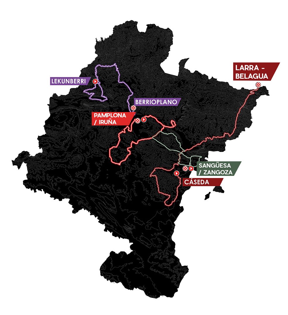 Recorrido Vuelta a Navarra 2022
