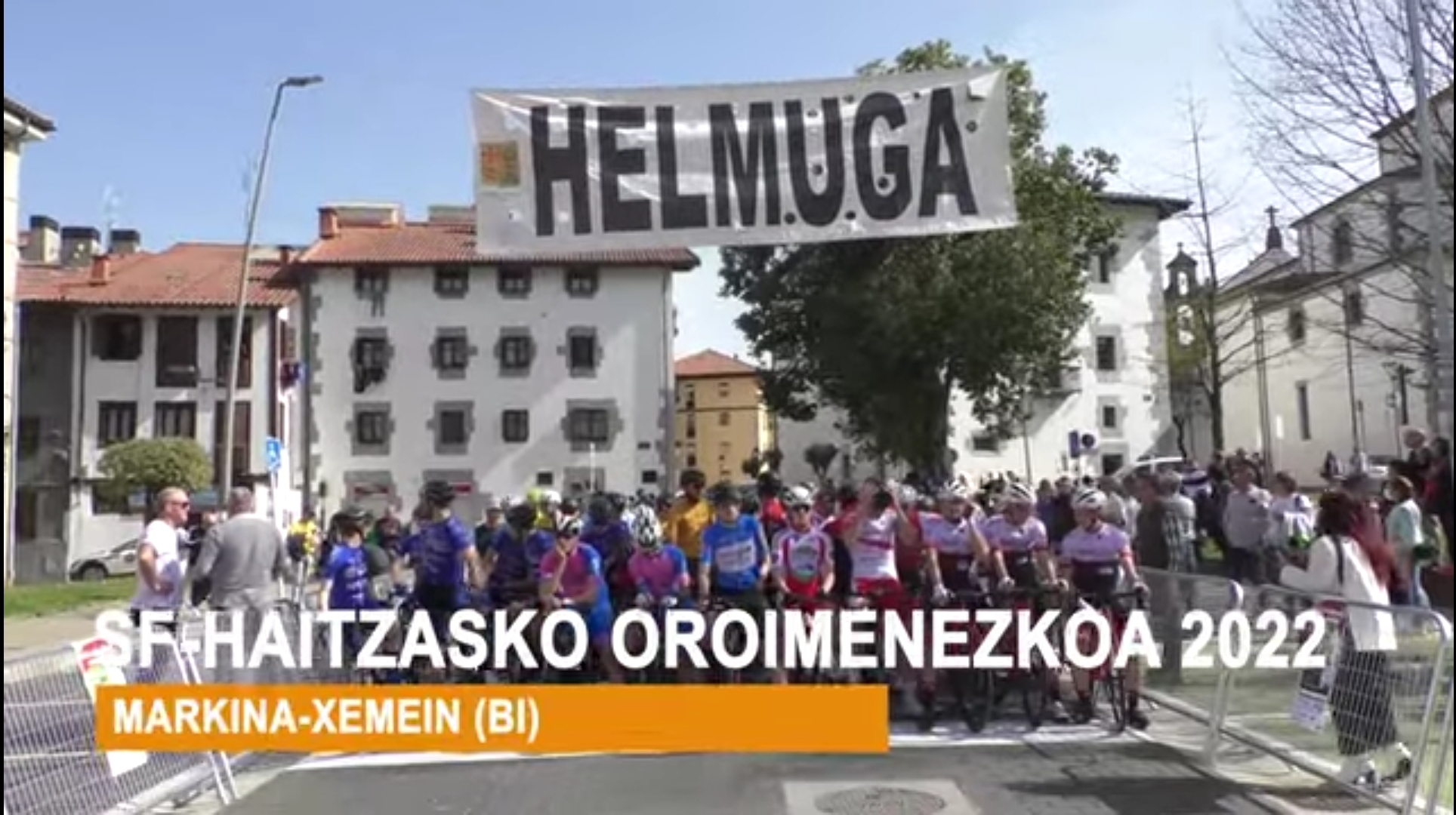 Imagen del vídeo-resumen del Memorial Sabin Foruria 2022 de Txirrindulariak