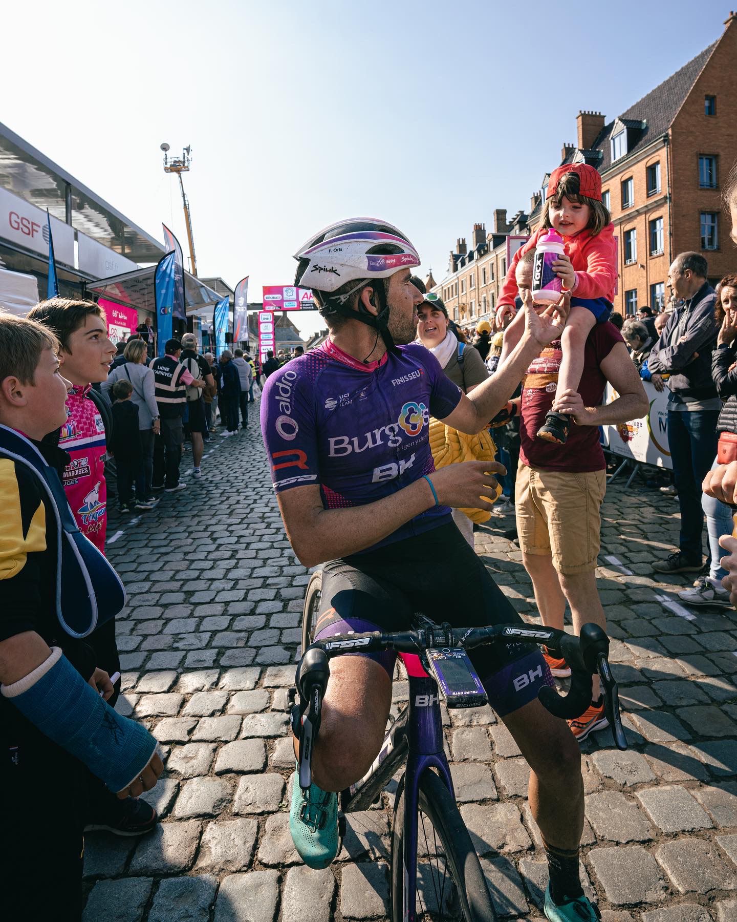 Felipe Orts durante la prueba de Dunkerque