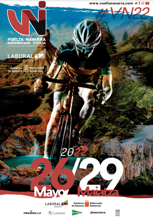 Cartel Vuelta a Navarra 2022