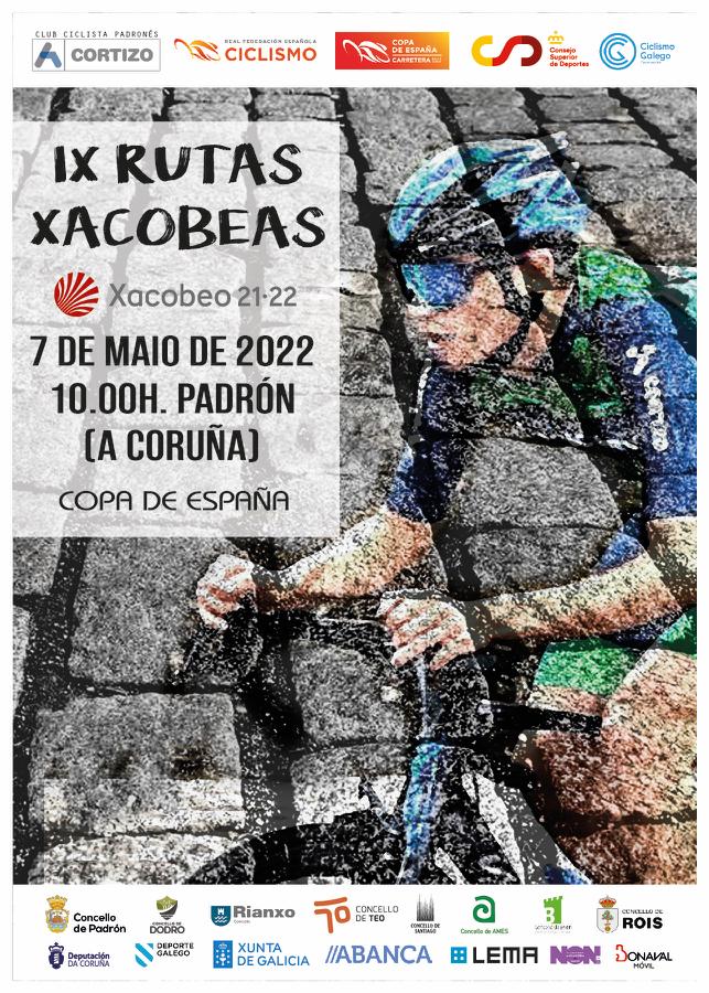 Cartel de la Clásica de Pascua-Ruta Xacobea de Padrón 2022