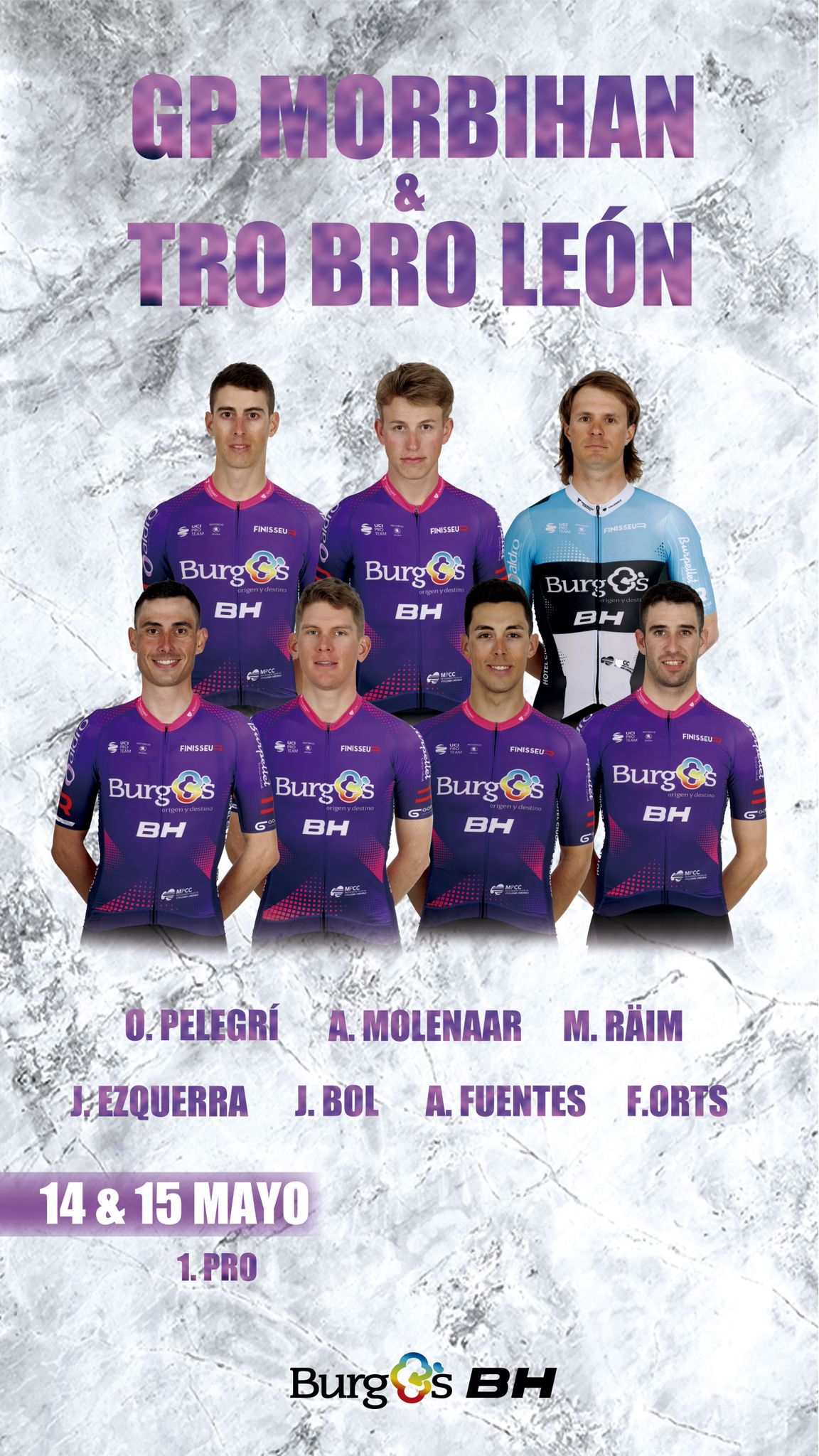 MIrbihan y Tro Bro Leon , dos aventuras en Francia para el Burgos BH