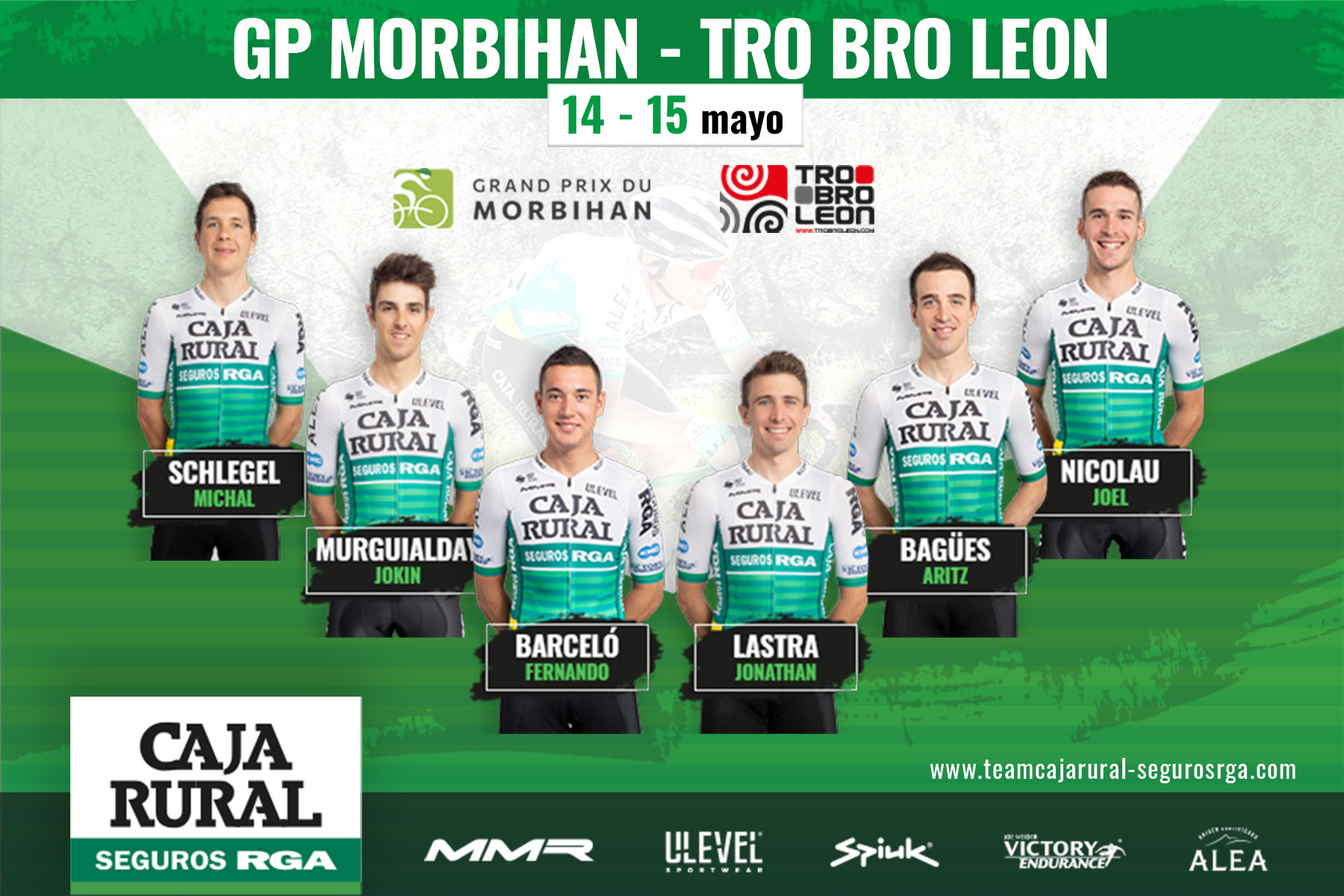 GP du Morbihan y Tro Bro Leon aguardan a Caja Rural-Seguros RGA en su fin de semana bretón