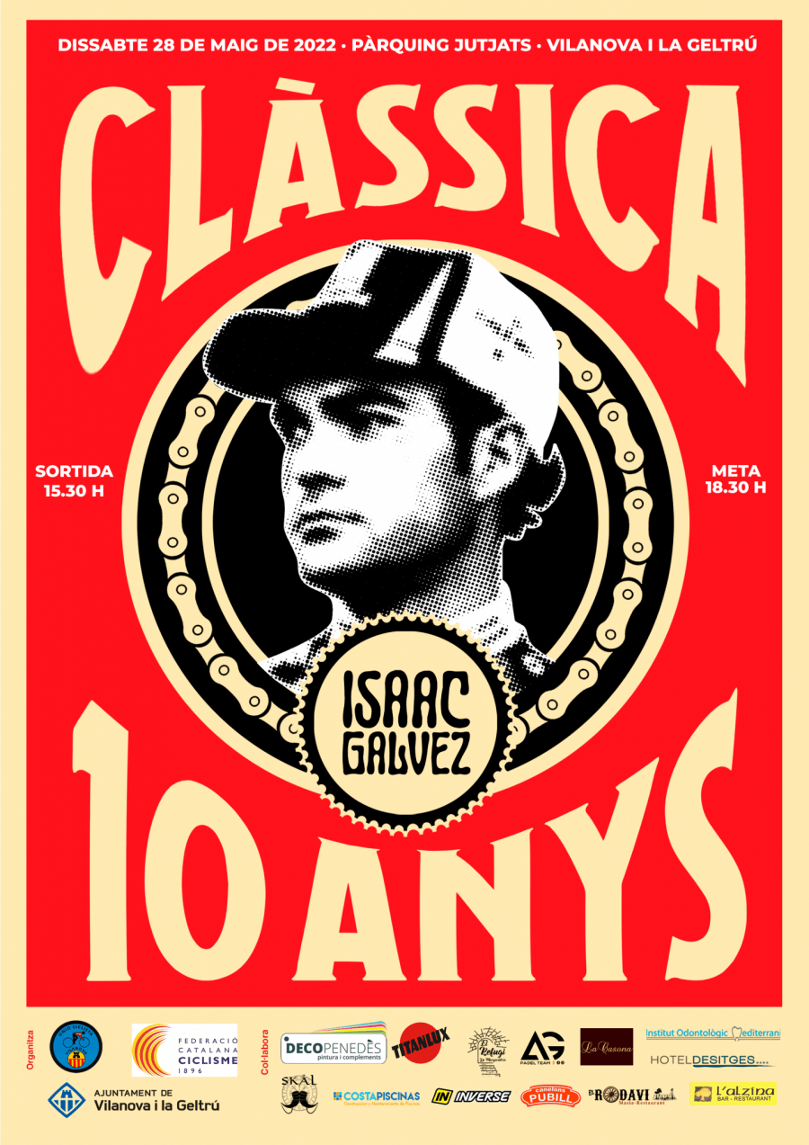 Cartel de la X Clásica Isaac Gálvez 2022