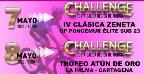 Cartel de la Challenge Costa Cálida-Región de Murcia 2022