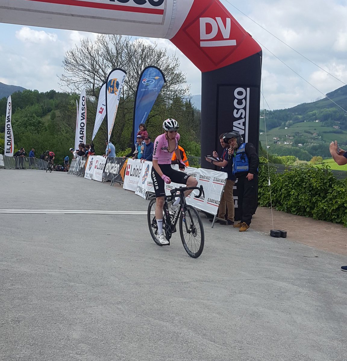 Alex Franco (Gomur) en la meta de Irrisarriland