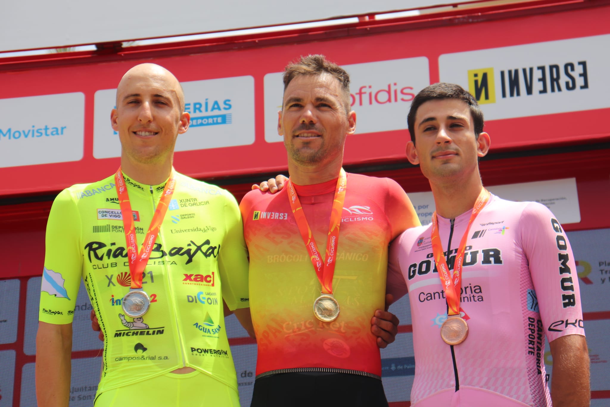 Podium CRI élite RFEC 2022 Mallorca