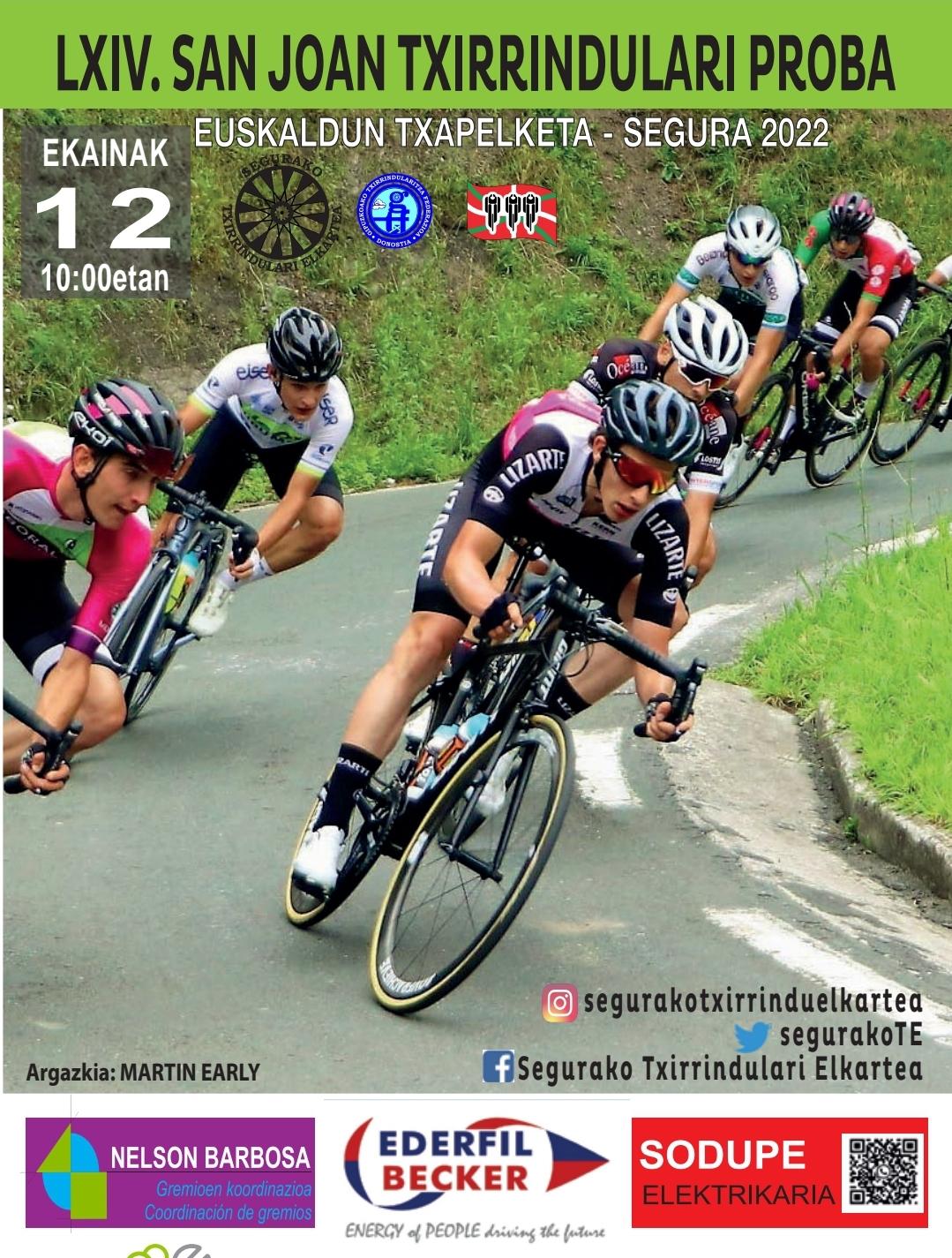 Cartel de San Juan Sari Nagusia de Segura 2022