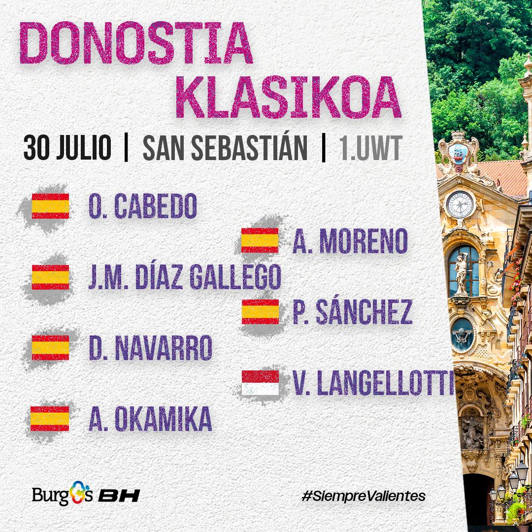 El Burgos BH En Donostia San Sebastián homenaje al Tour de FRancia en Getxo