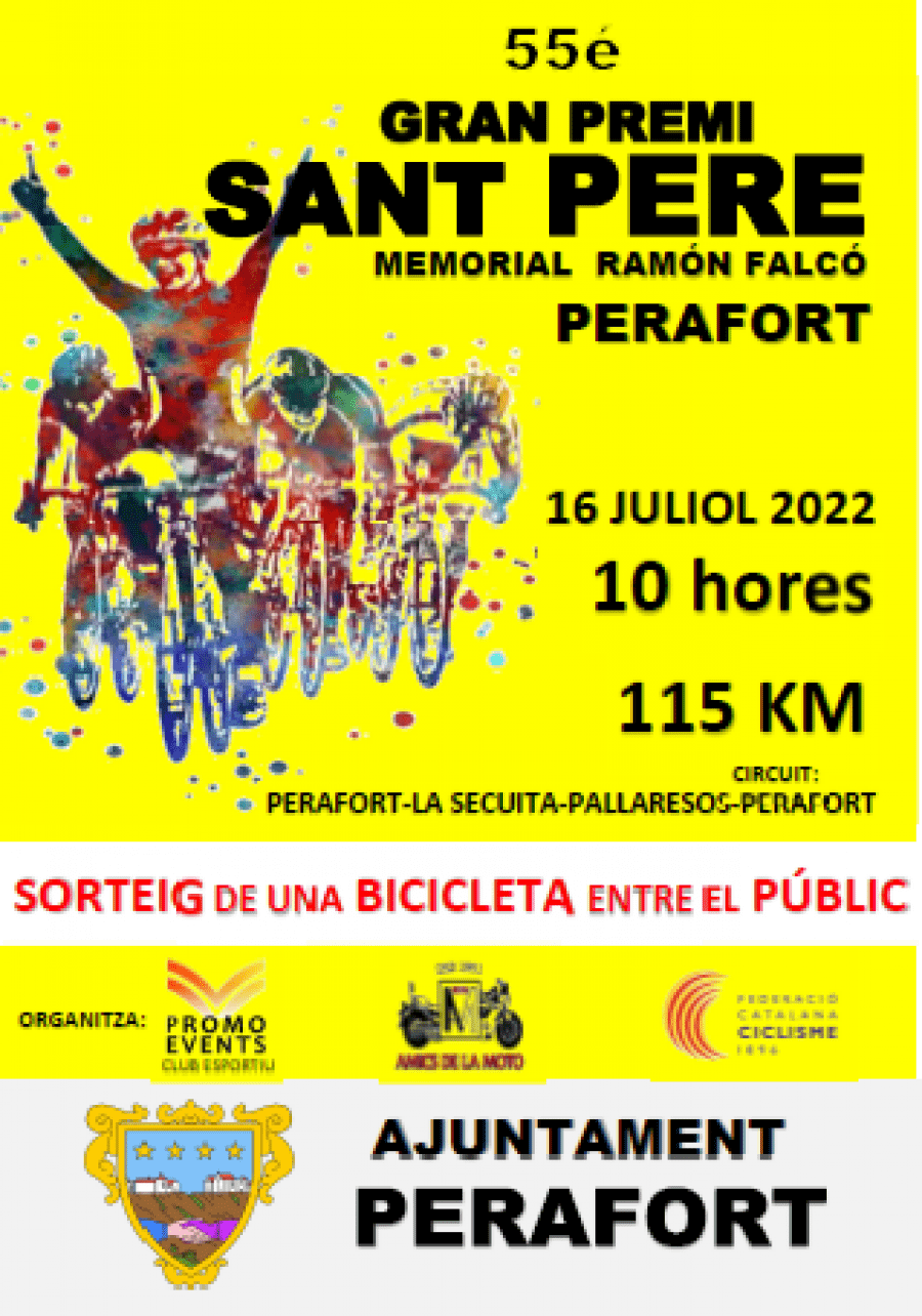Cartel del GP San Pere de Perafort 2022
