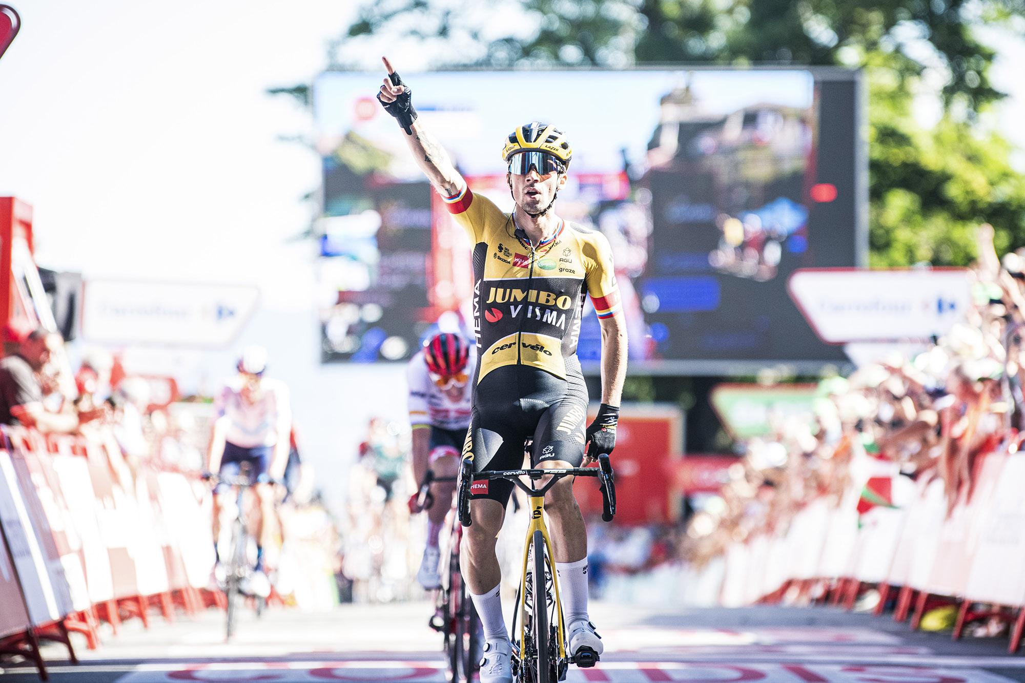 Roglic en la Vuelta a España 2022