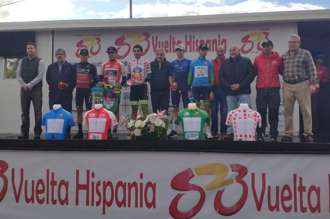 Podium 2ª etapa de Vuelta a Hispania