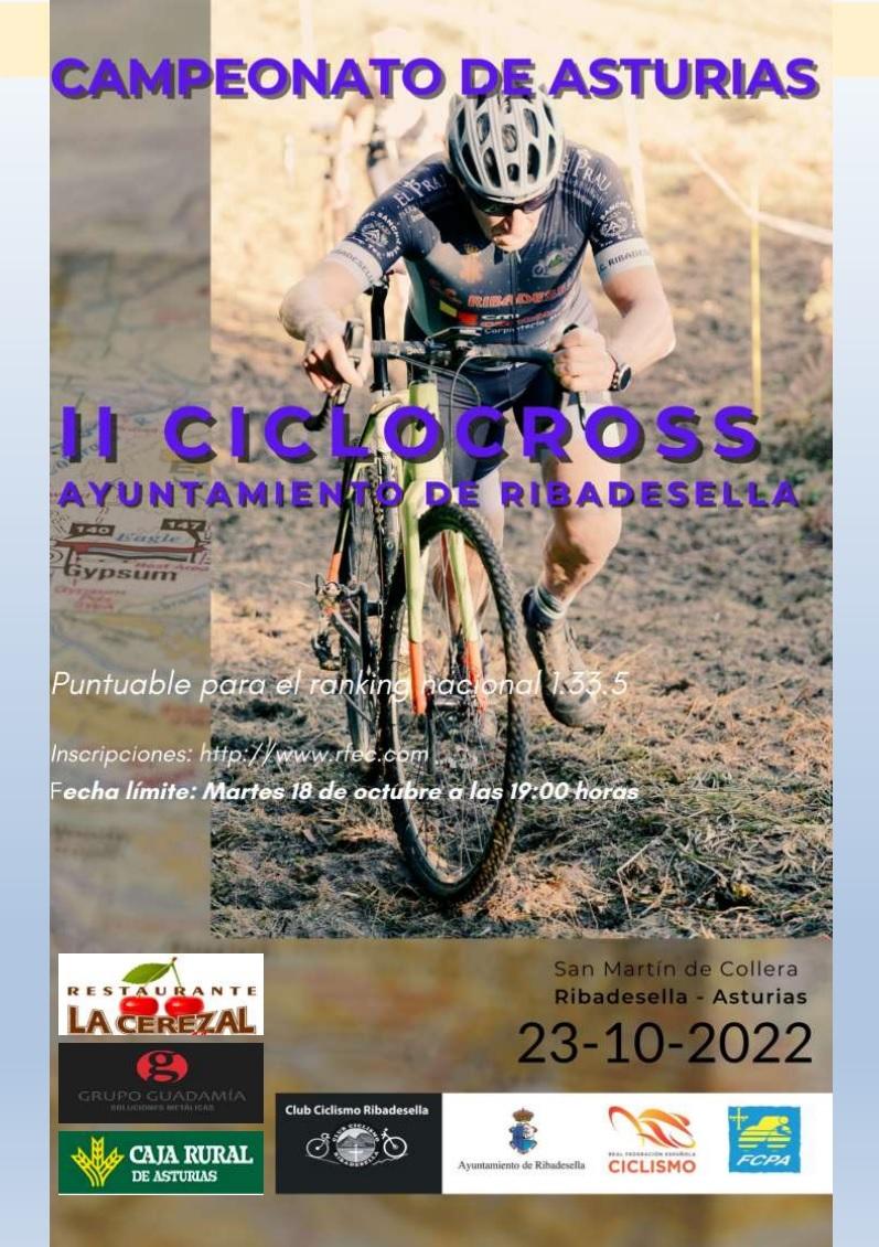 Cartel ciclocross Ribadesella 2022