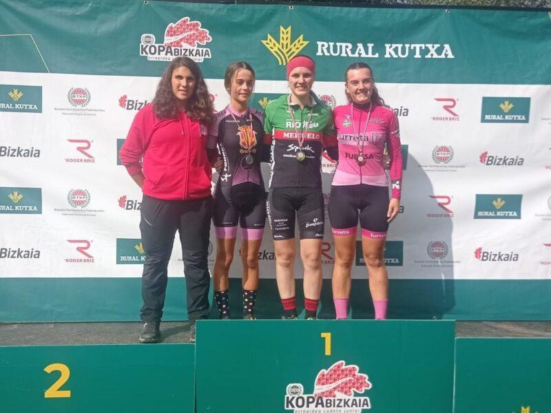 Elena Barcenilla (Río Miera-Meruelo) gana en ciclocross Ortuella 2022