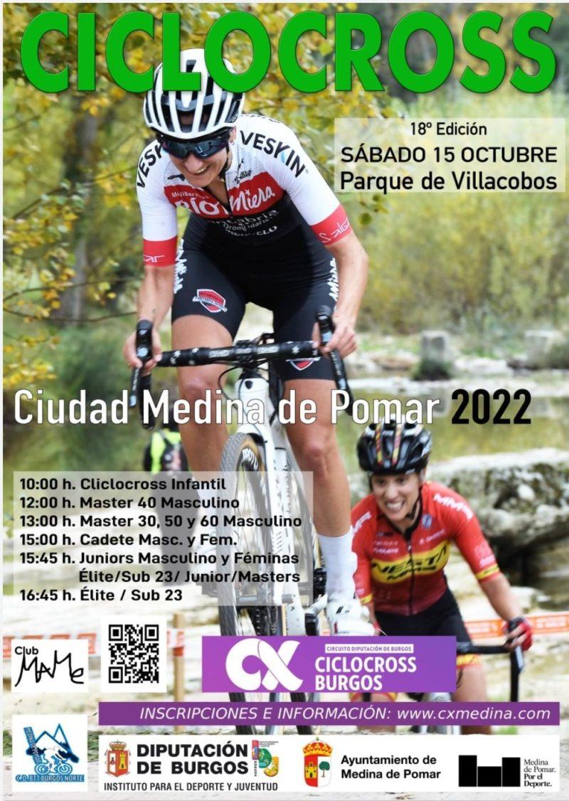 Cartel ciclocross Medina de Pomar 2022