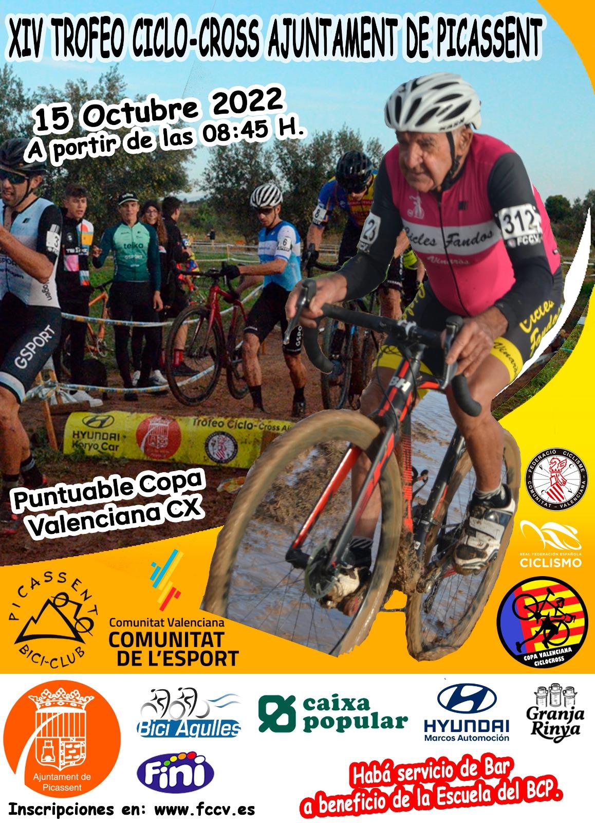 Copa Valenciana ciclocross 2022. PIcassent