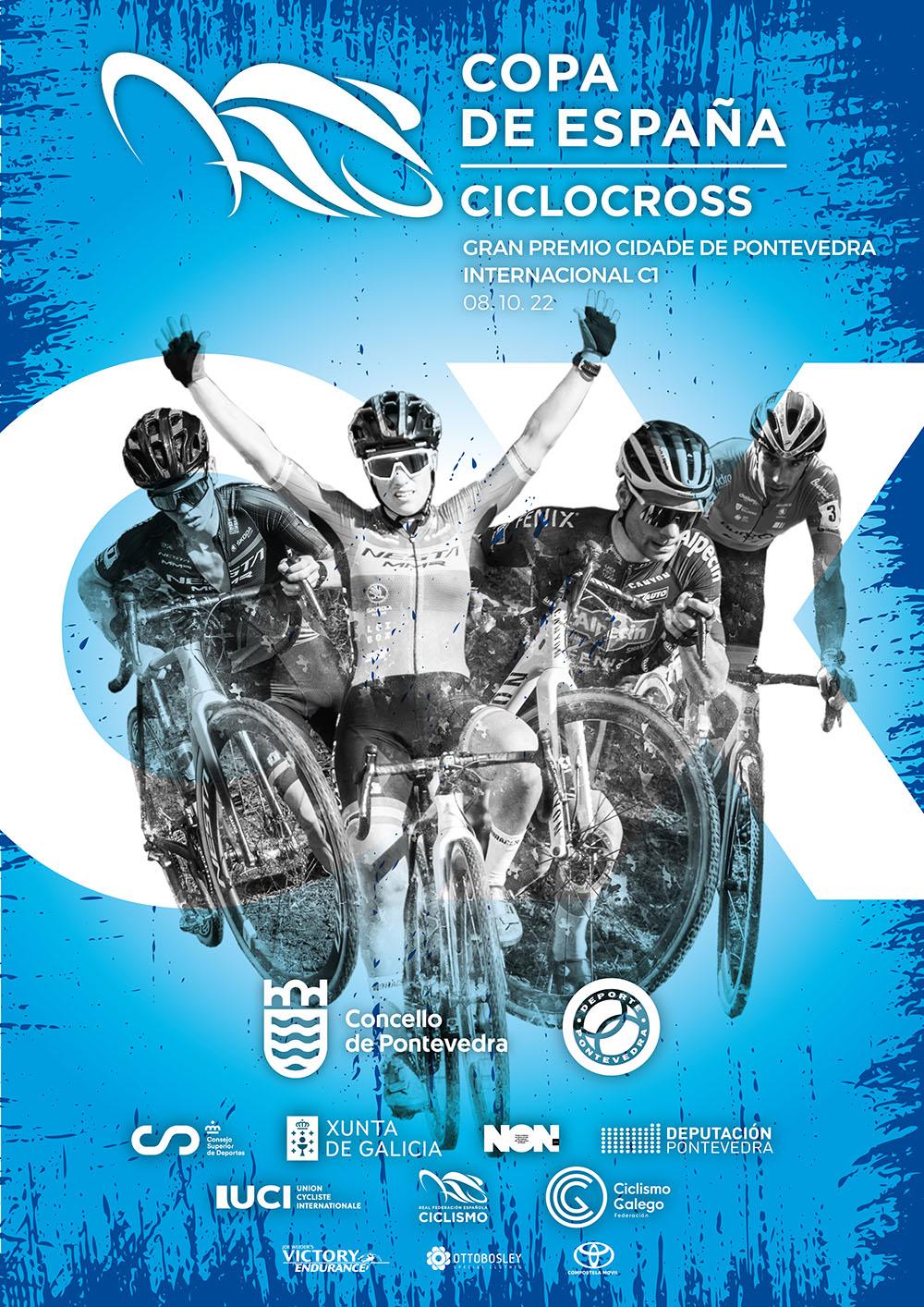 Cartel Copa España CX Pontevedra 2022