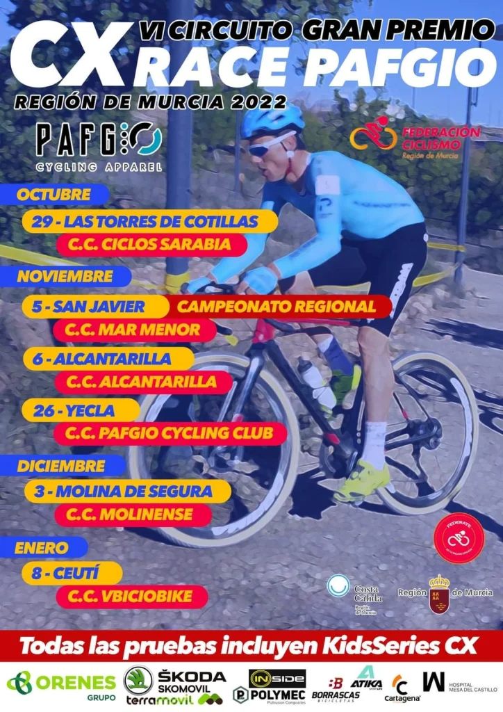 Cartel ciclocross Torres de Cotillas (Murcia) 2022