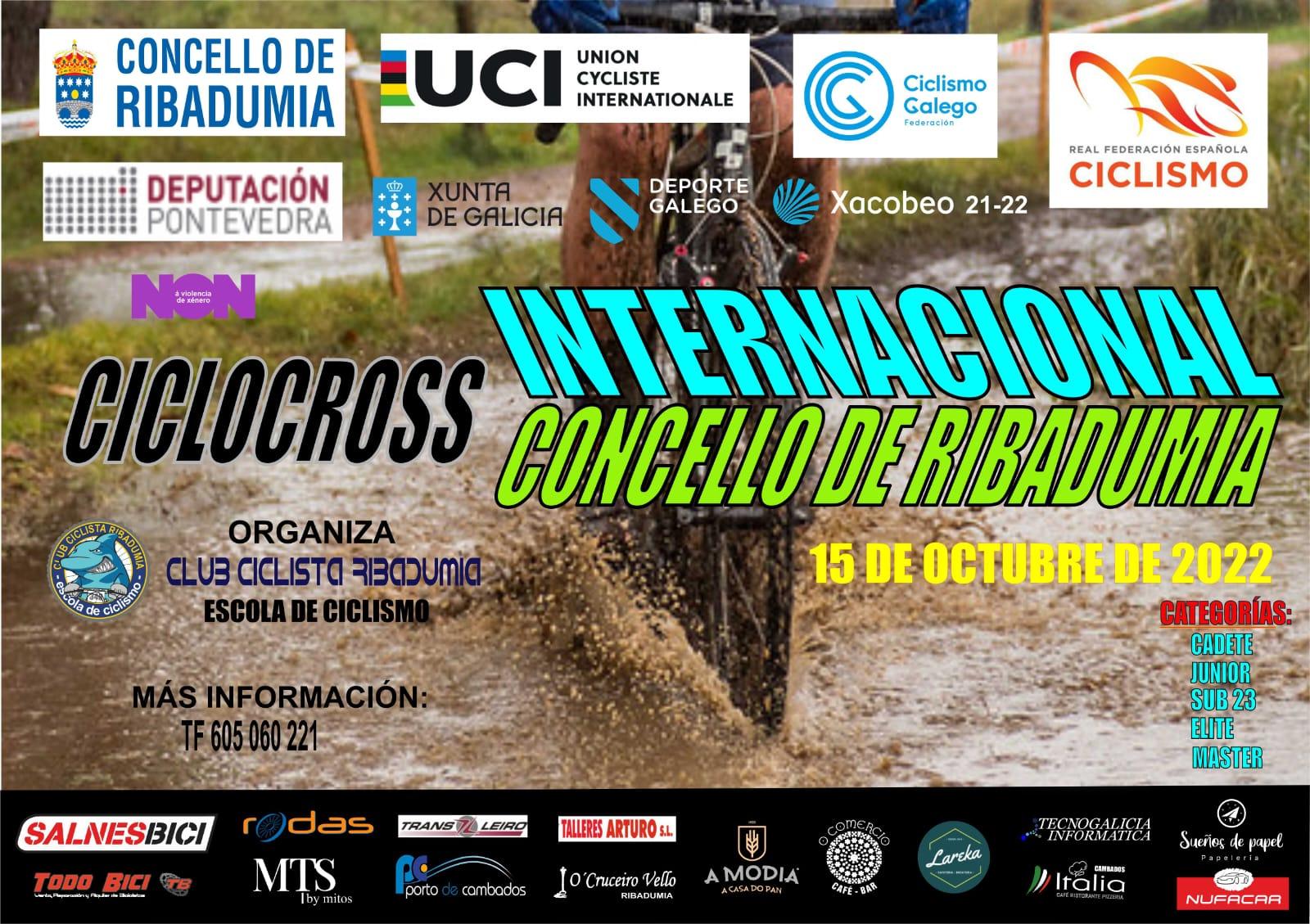 Cartel ciclocross Ribadumia 2022