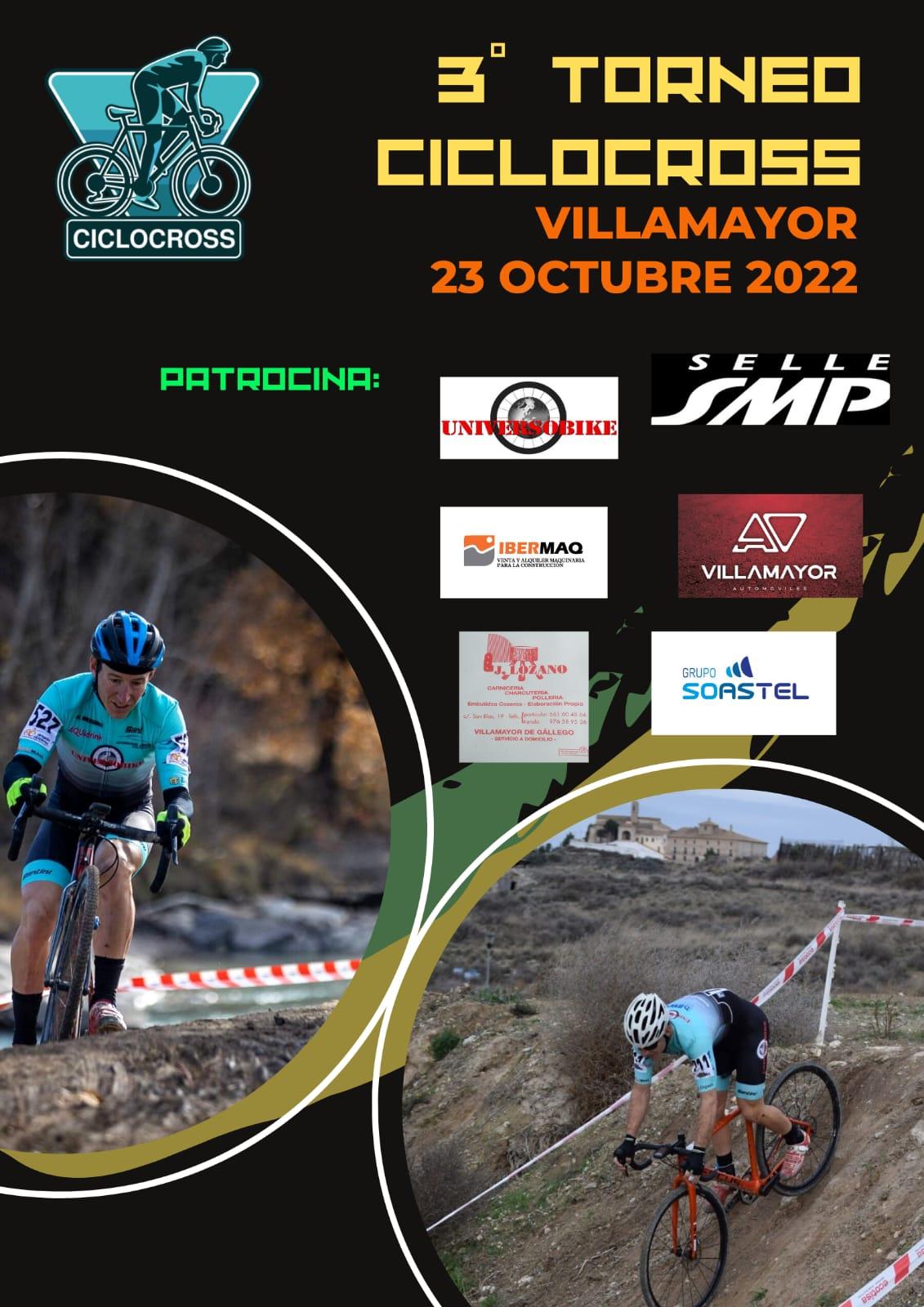 Cartel ciclocross Villamayor de Gallego 2022