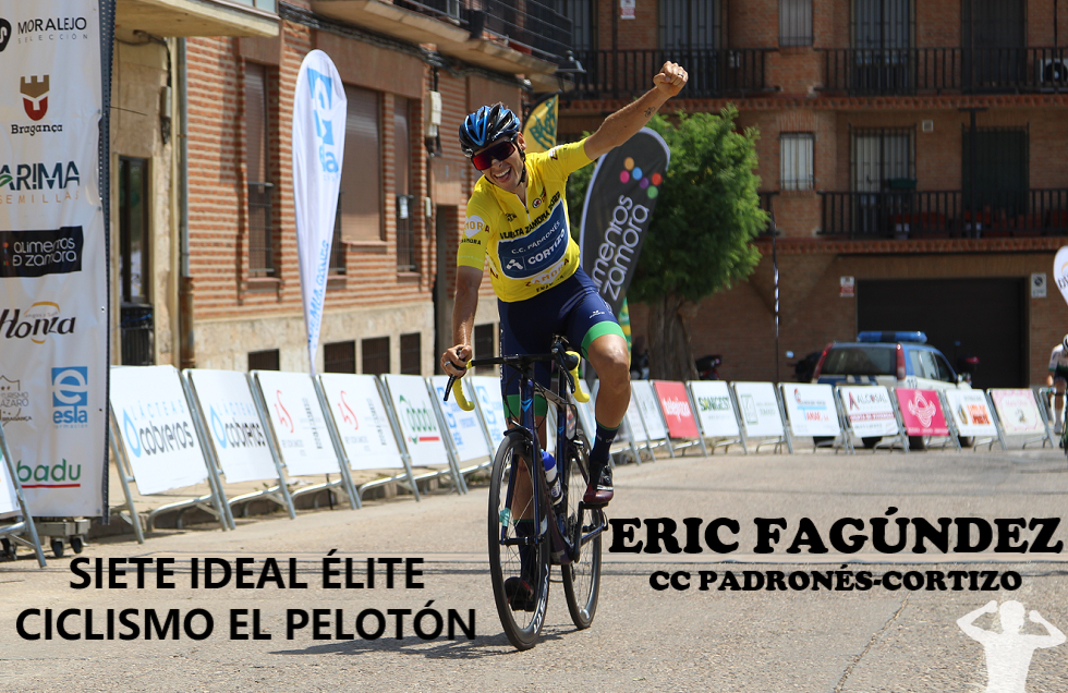 Eriz Fagúndez, ganador de Vuelta a Zamora, quinto ciclista del Siete Ideal Élite