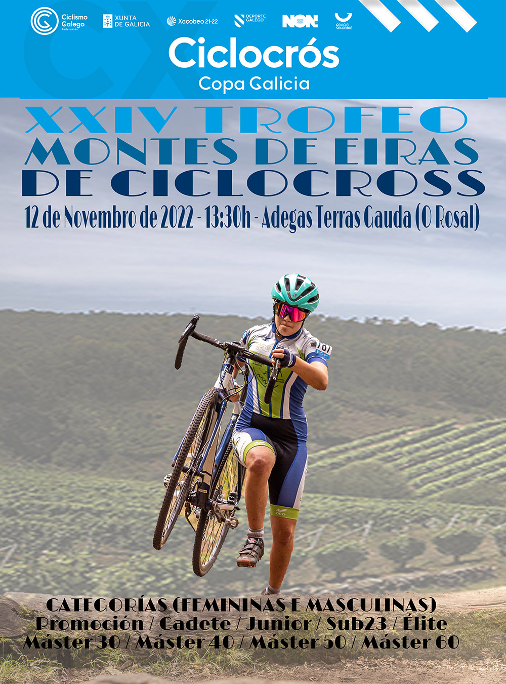 Cartel ciclocross Montes de Eiras 2022