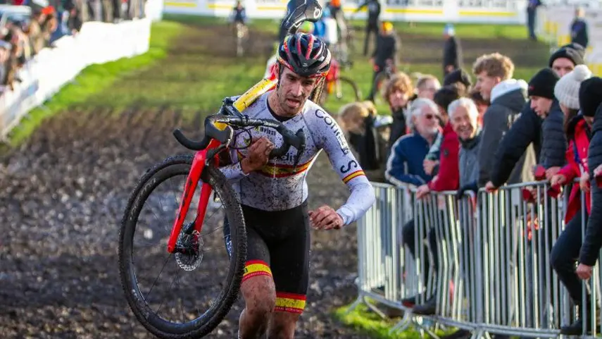 Felipe Orts en el Europeo de Ciclocross de Namur 2022