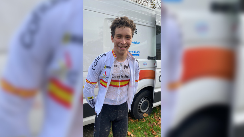 Miguel Rodríguez en el Europeo de Ciclocross Namur 2022
