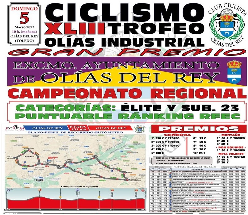 Cartel Trofeo Olías Industrial 2023