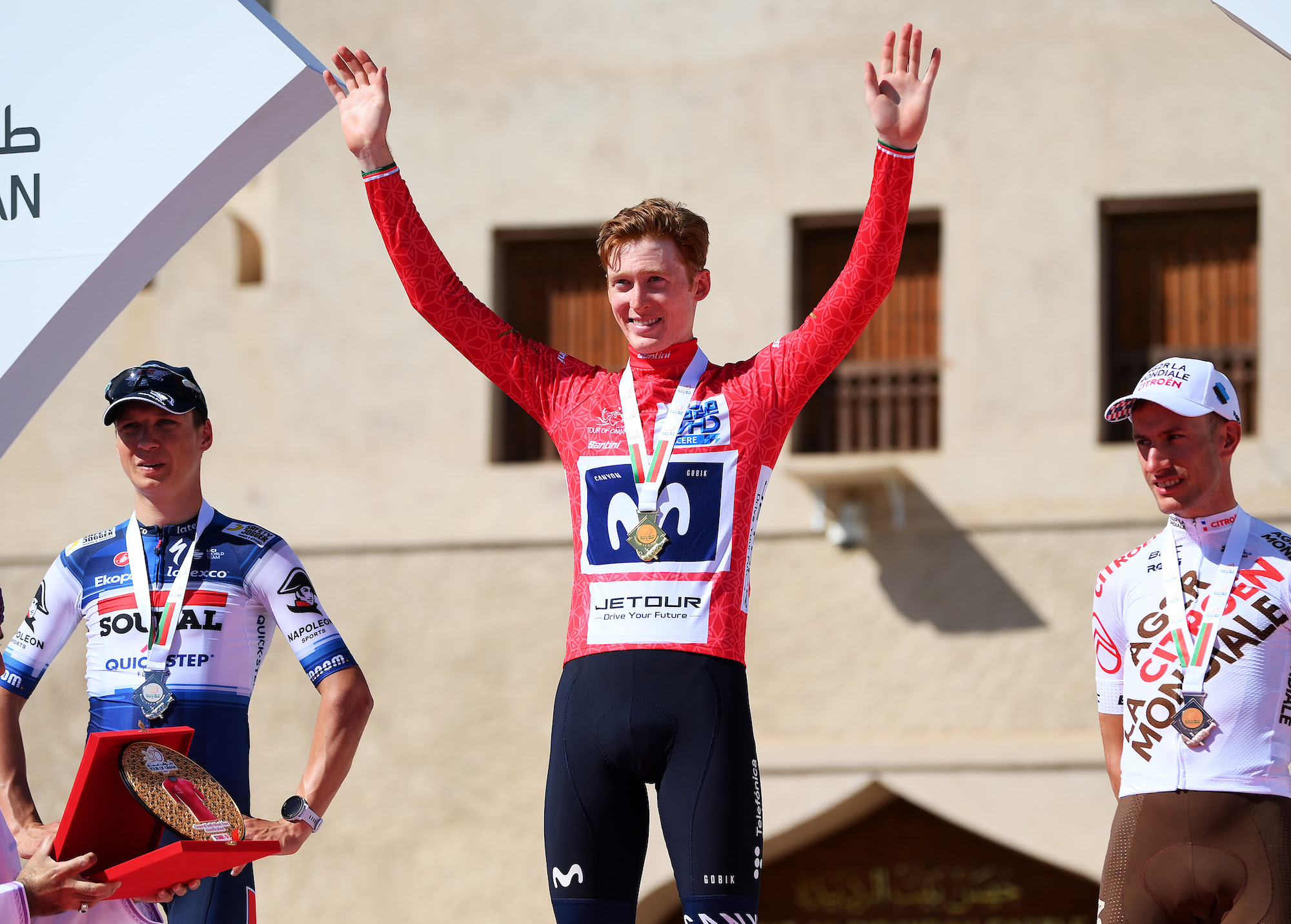 Pódium Tour de Omán 2023