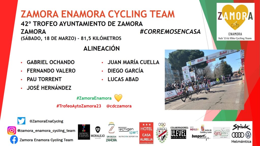 Alineación Trofeo Ayto Zamora - Zamora Enamora