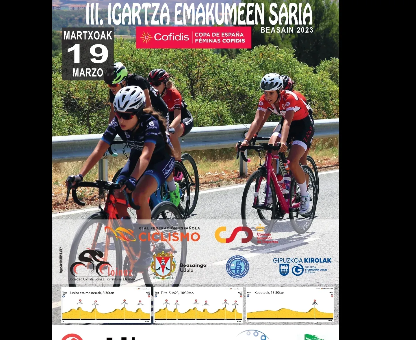 Cartel Igartza Emakumeen Saria 2023